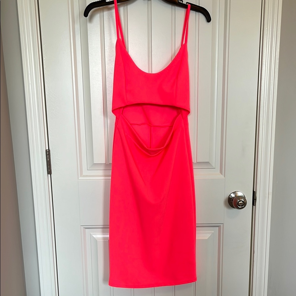 Vibrant Pink Bodycon Dress